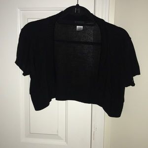 Light, short cardigan